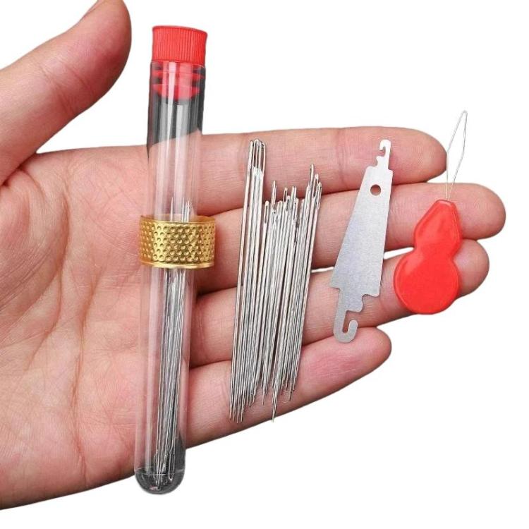 Household Large-hole Sewing Needle Set, Length: 60pcs /Set 6.7/5.4/5/4.8/4cm
