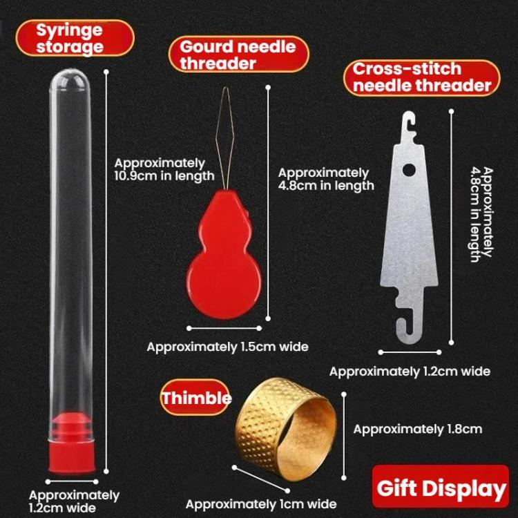 Household Large-hole Sewing Needle Set, Length: 25pcs /Set 3.2cm