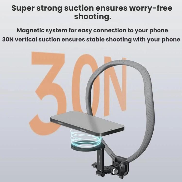 PGYTECH Magnetic Neck Hanger Front-View Phone View - P-GM-392