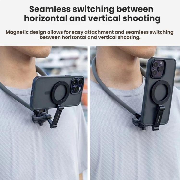 PGYTECH Magnetic Neck Hanger Front-View Phone View - P-GM-392