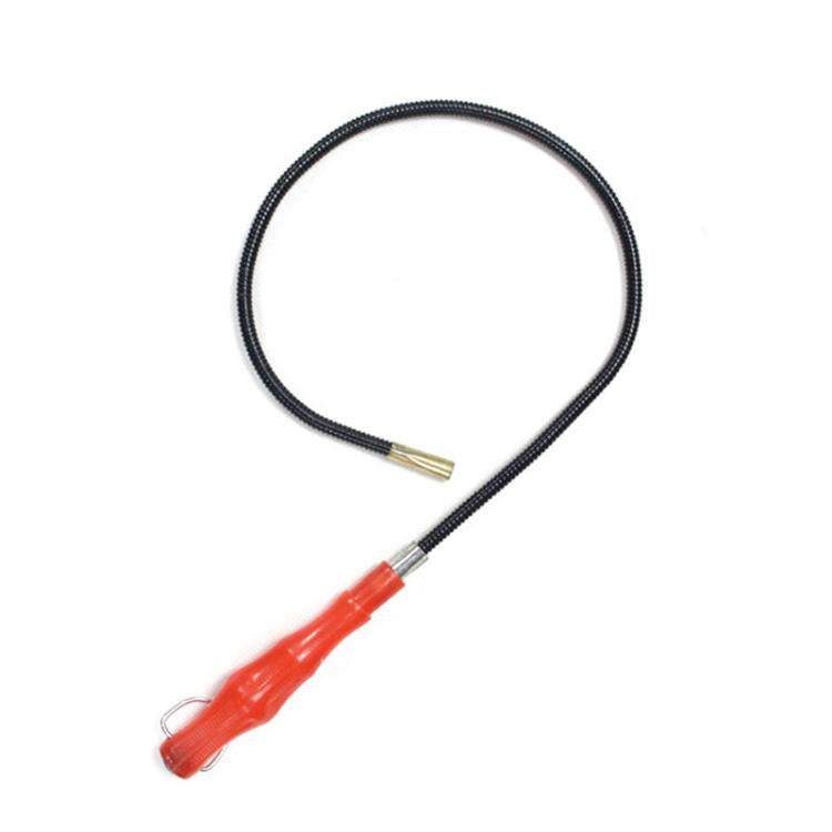 5sets Bent-Head Flexible Hose Magnetic Rod Screw Retriever - Red