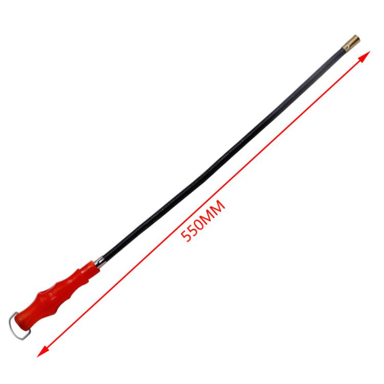 5sets Bent-Head Flexible Hose Magnetic Rod Screw Retriever - Red