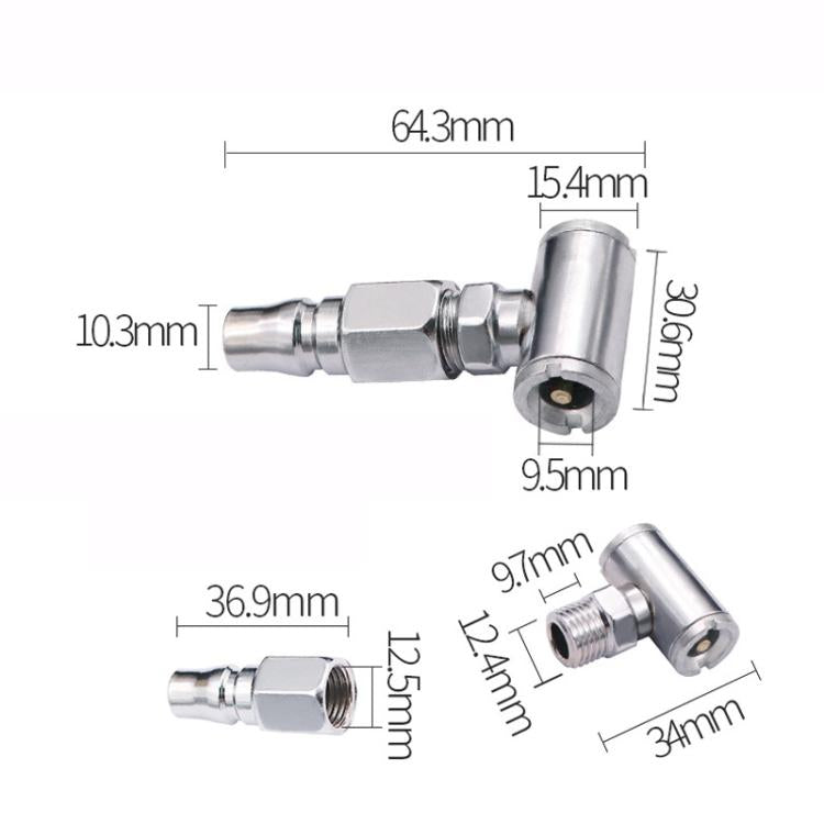 Car Tire Inflation Nozzle Tire Air Nozzle, Spec: Double Head