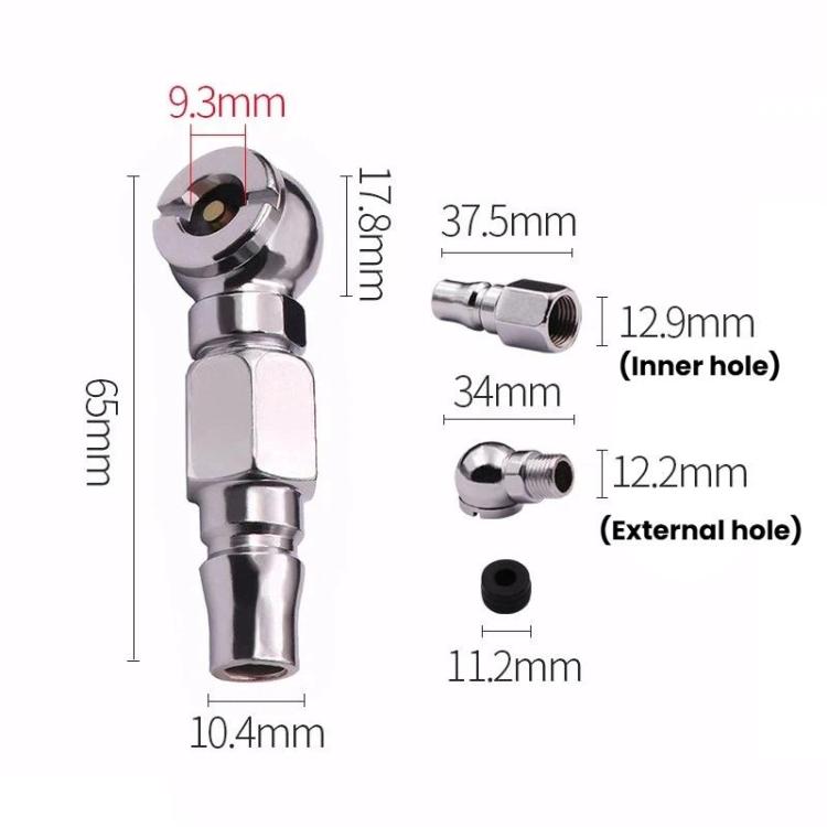 Car Tire Inflation Nozzle Tire Air Nozzle, Spec: Single Head
