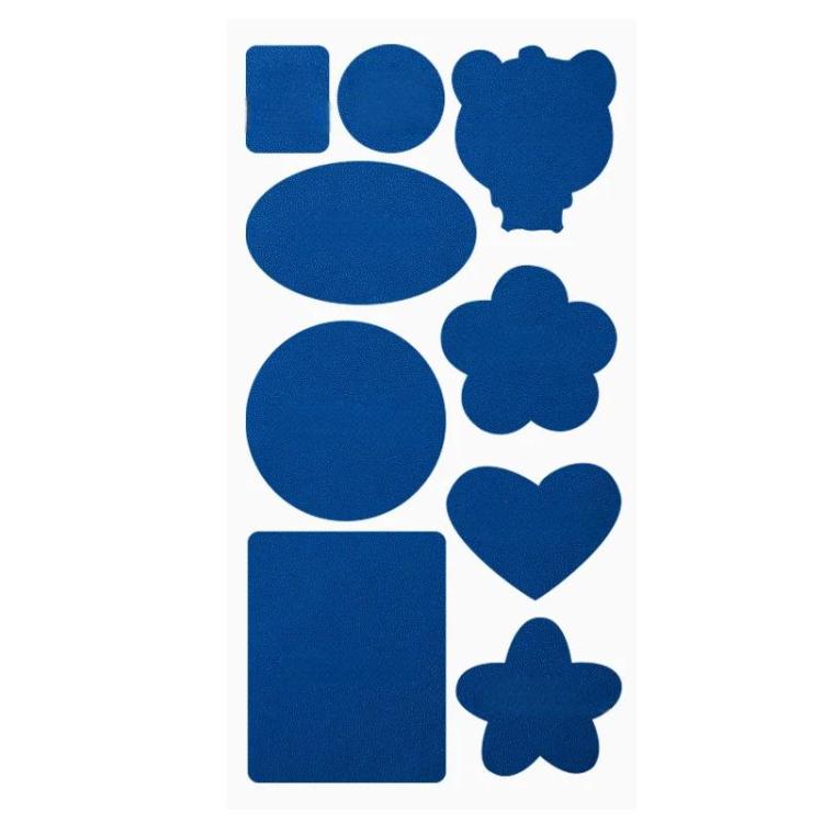 10sets Leather Repair Patches For Sofas Chairs And Car Seats, Color: Style A Blue
