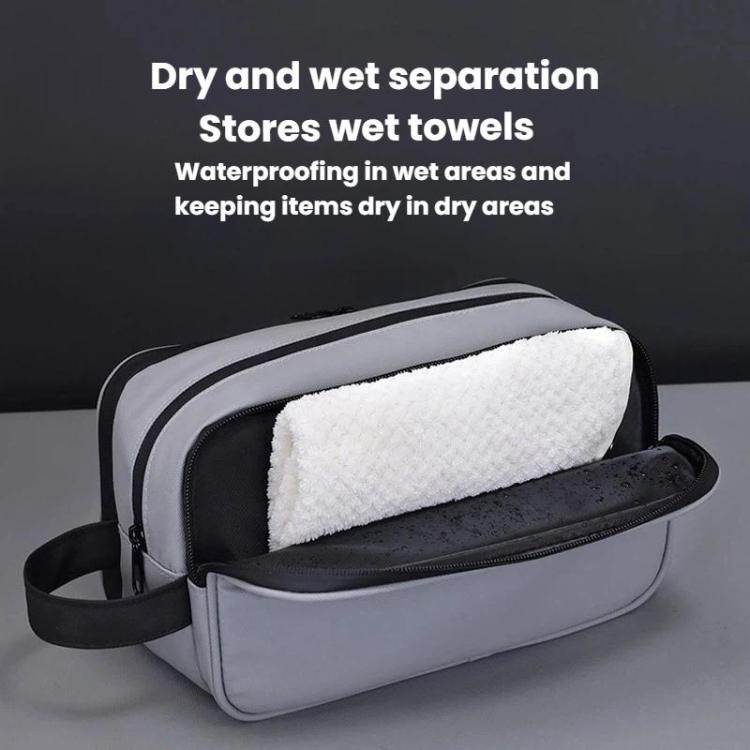 3-Layers Large-Capacity Waterproof Toiletry Bag Portable Travel Cosmetic Storage Bag