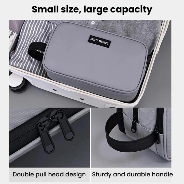 3-Layers Large-Capacity Waterproof Toiletry Bag Portable Travel Cosmetic Storage Bag