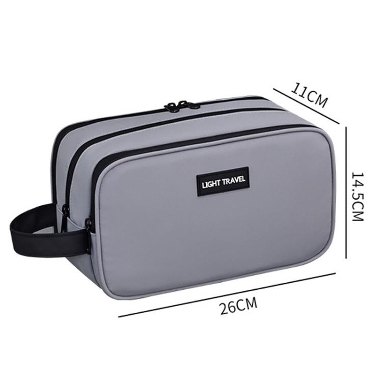 3-Layers Large-Capacity Waterproof Toiletry Bag Portable Travel Cosmetic Storage Bag