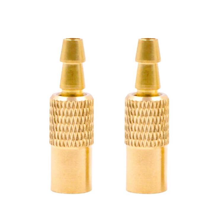 2pcs Universal Car Tire Inflation Nozzle Pagoda Connector Valve