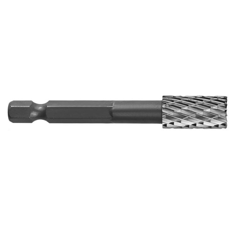 AXE1020 Double Groove Alloy Steel Rotary File Woodworking Carving / Reaming / Slotting Grinding Head