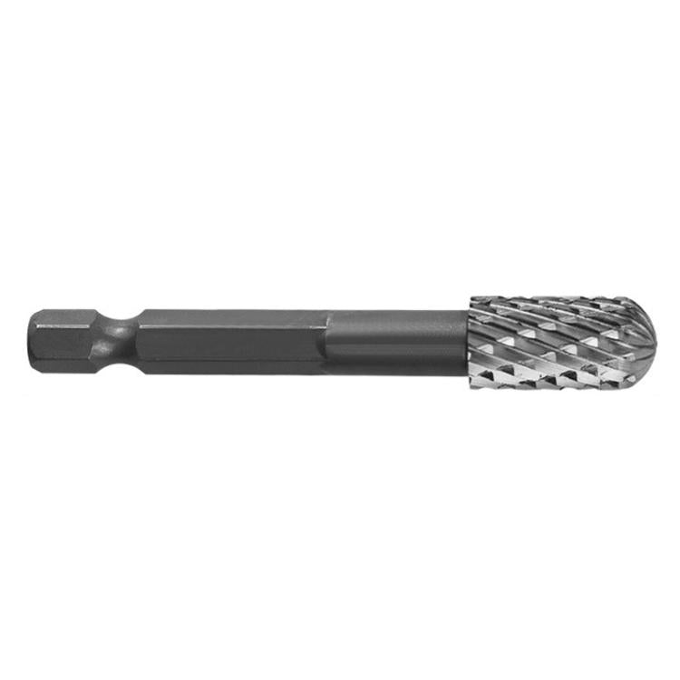 CX1020 Double Groove Alloy Steel Rotary File Woodworking Carving / Reaming / Slotting Grinding Head