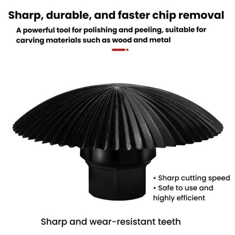 M14 Shaped Milling Cutter Sanding Disc Woodworking Sanding Carving Metal Head Angle Grinder Metal Sanding Head