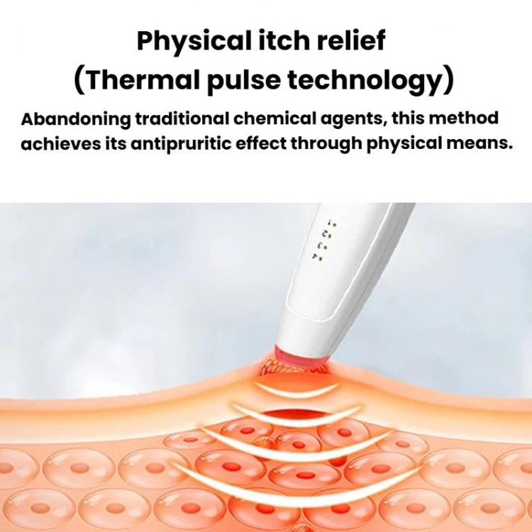 SB-1316 Infrared Pulse Anti-Itch Pen Outdoor Portable Itch Relief Stic - White