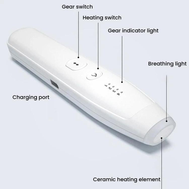 SB-1316 Infrared Pulse Anti-Itch Pen Outdoor Portable Itch Relief Stic - White