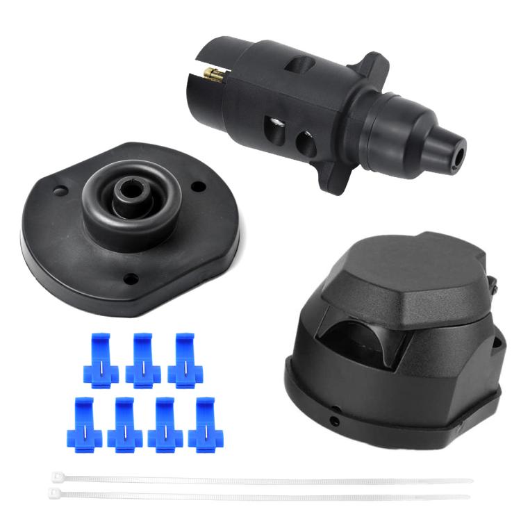 12V European Standard Waterproof Car 7-Pin Nylon Socket Kit - CP-5280