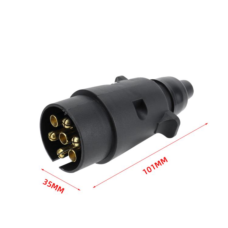 12V European Standard Waterproof Car 7-Pin Nylon Socket Kit - CP-5280