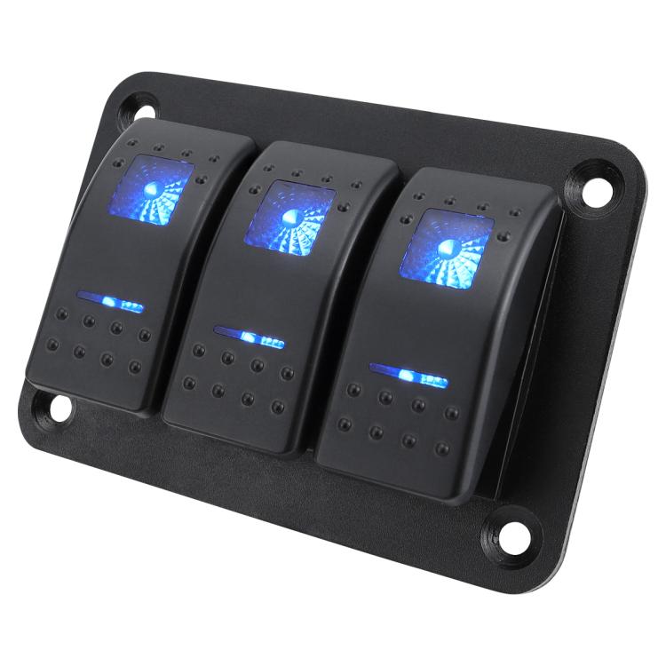 12V Power Switch Control LED Light Strip Wiring Harness Kit With Fuse, Specification: 3-key