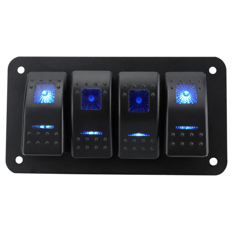 12V Power Switch Control LED Light Strip Wiring Harness Kit With Fuse, Specification: 4-key