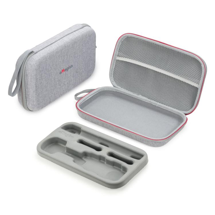 aMagisn Medium Carrying Case For Insta360 X4 Air/X4/X5 Hard EVA Shell with Removable Soft Interior - Gray