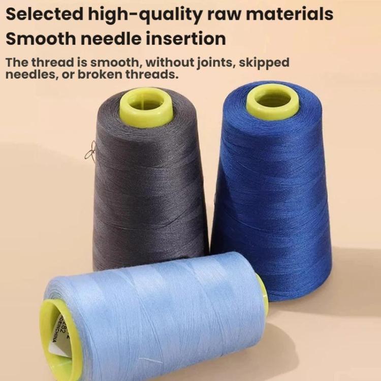 Household Sewing Thread Fine Polyester Thread For Sewing Clothes, Color: Extra Large Volume Black 325
