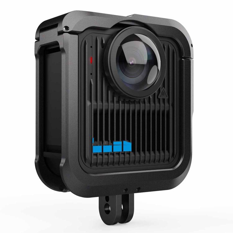 For GoPro MAX2 Aluminum Alloy Cage Kit Protective Frame With Dual Cold Shoe Mounts, Spec: Kit A