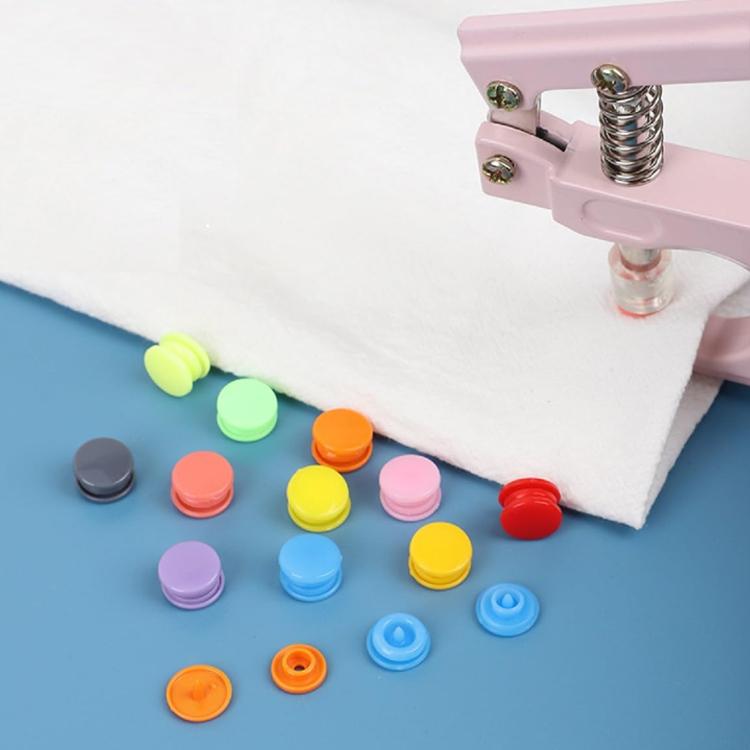 No-Seam Snap Fastener Plastic Snaps With Storage Box Installation Tool, Specification: 50pcs /Sets Mixed Colors