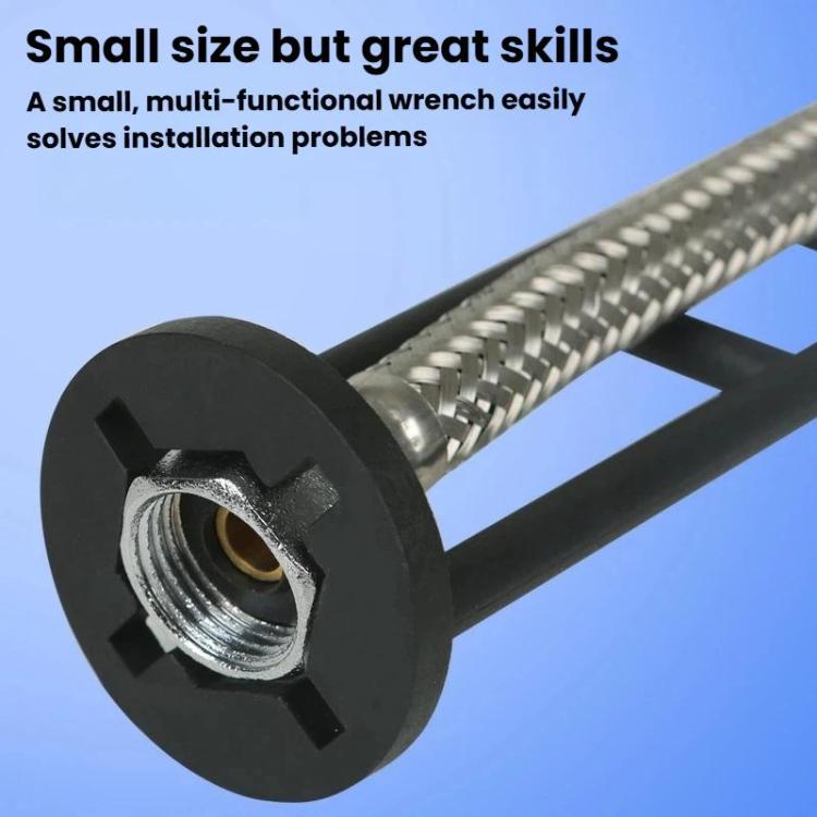 2pcs Multi-function Faucet Installation Wrench Sink Pipe Angle Valve Installation Repair Removal Tool, Spec: A Small+B Large