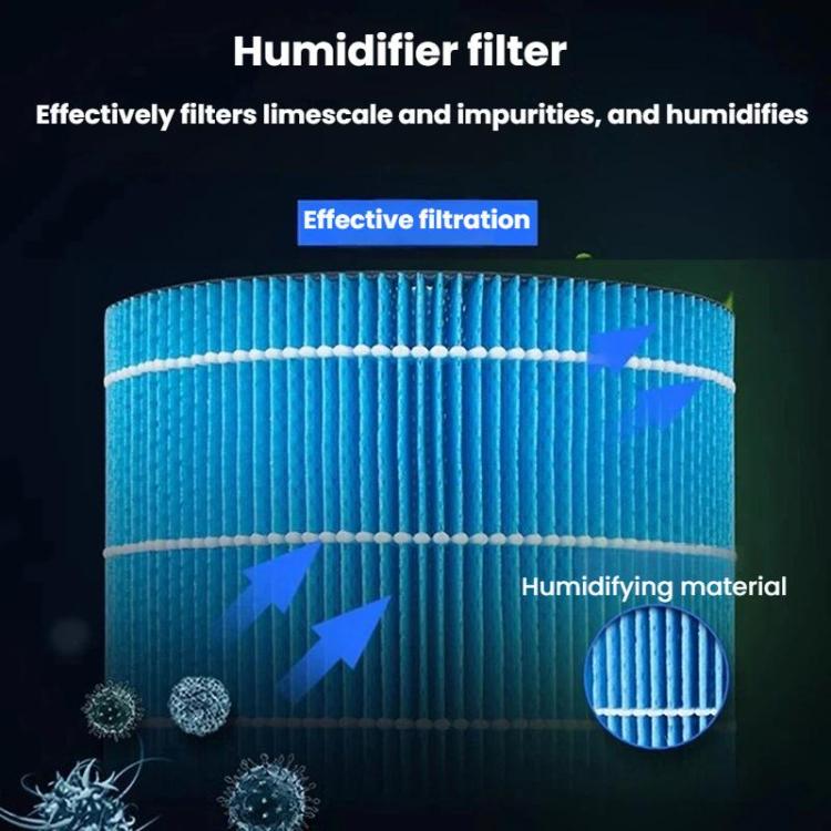 Antibacterial Humidifying Filter Humidifier Cartridge Adaptable For Philips HU3915 / HU3916 / HU3918 / HU2716 / HU2718 - Blue