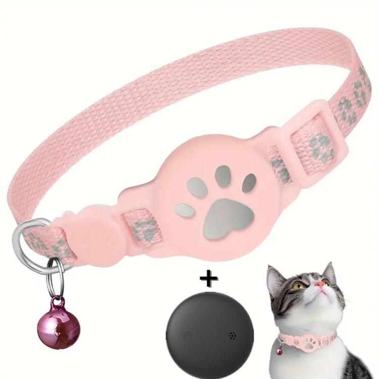 Pet Cat Tracker Collar With S10 GPS Locator Dual System for iOS & Android