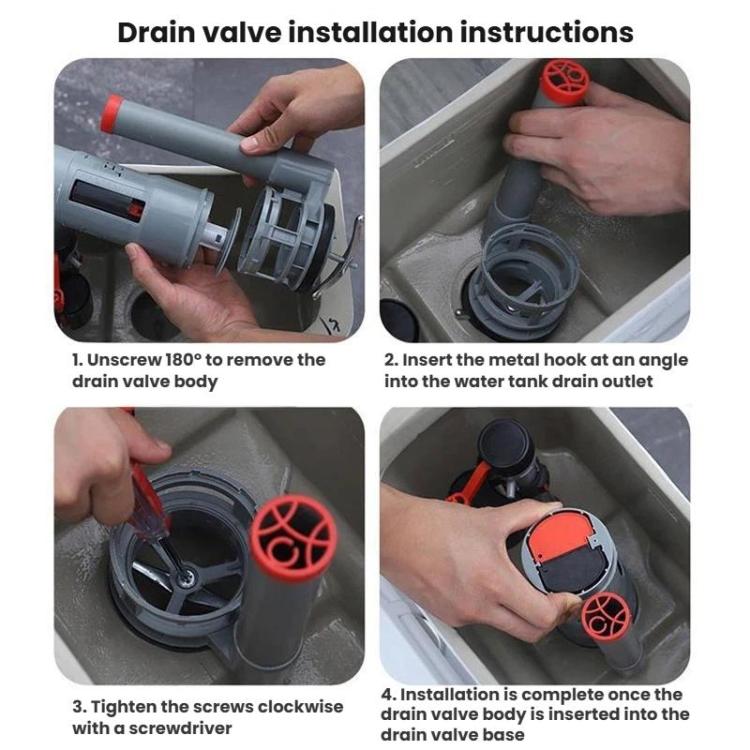 Toilet Tank Universal Flush Waterer Toilet P, Spec: 24cm Drainage Valve