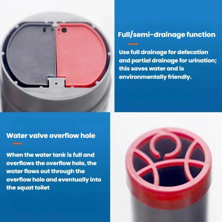 Toilet Tank Universal Flush Waterer Toilet P, Spec: Water Inlet Valve+24cm Drainage Valve