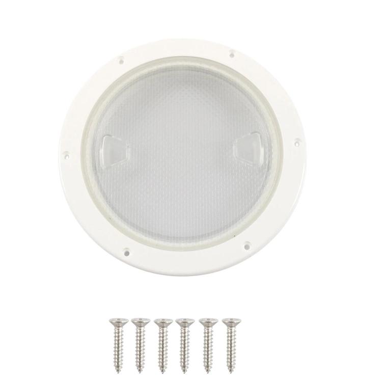 Yacht/Marine Nylon Round Transparent Deck Cover, Diameter: 4 inch With Screws