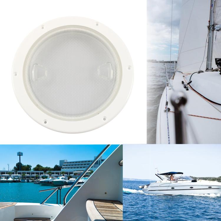 Yacht/Marine Nylon Round Transparent Deck Cover, Diameter: 8 inch With Screws