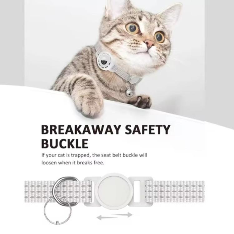 Pet Cat Tracker Collar With S10 GPS Locator Compatible with Apple Find My