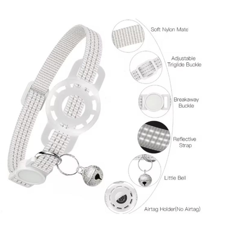 Pet Cat Tracker Collar With S10 GPS Locator Compatible with Apple Find My