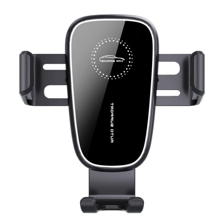 M7 Car Air Vent Gravity Phone Mount With Anti-Drop Tail Clip - Black