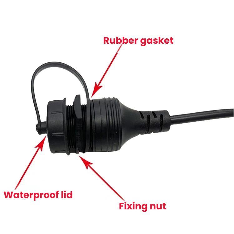 USB3.0 Male To Female 1m Car Boat Yacht Dashboard Extension AMAF Data Charging Connection Cable