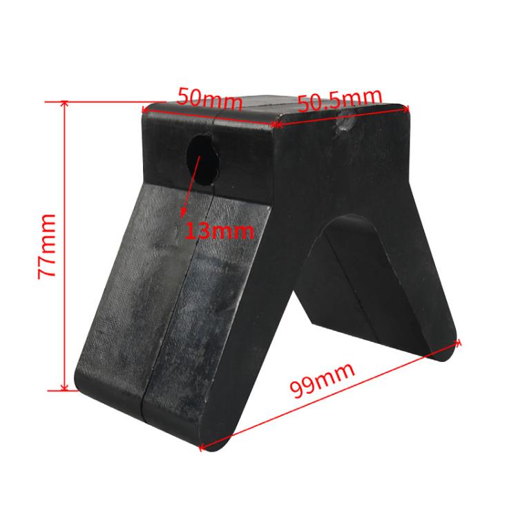 Kayak Boat Trailer V-Shaped Bow Support Block, Size: 2 inch