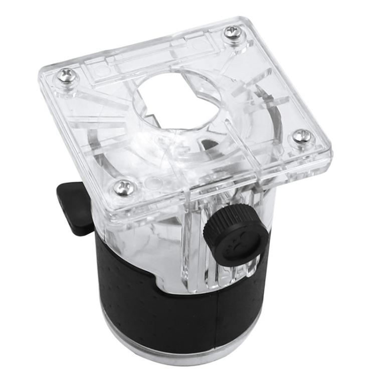 Woodworking Trimmer Carver Engraving Machine Protective Cover - Transparent