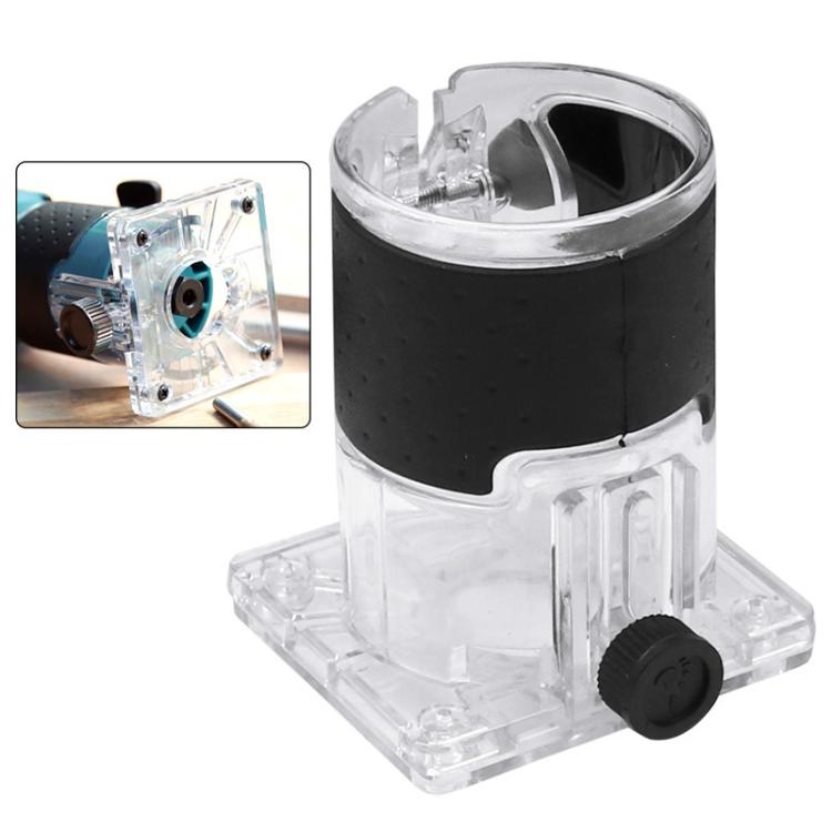 Woodworking Trimmer Carver Engraving Machine Protective Cover - Transparent