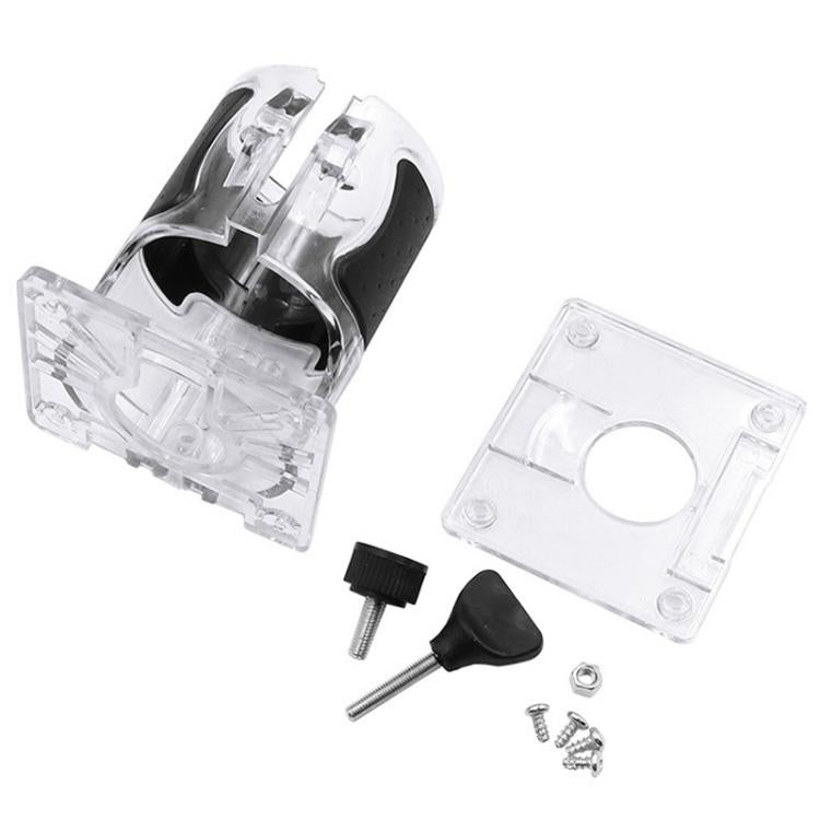 Woodworking Trimmer Carver Engraving Machine Protective Cover - Transparent