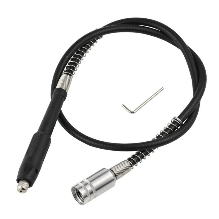 108cm Electric Grinder Engraver Extension Cable Flex Shaft Extension Cord - Silver Clip