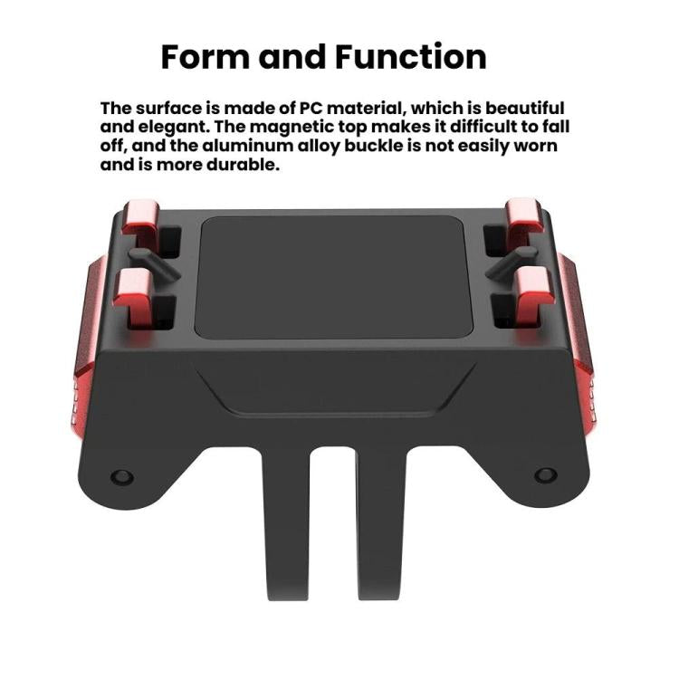 Magnetic Quick-Release Adapter Base for Insta360 X5, Ace Pro 2, Ace Pro - Black