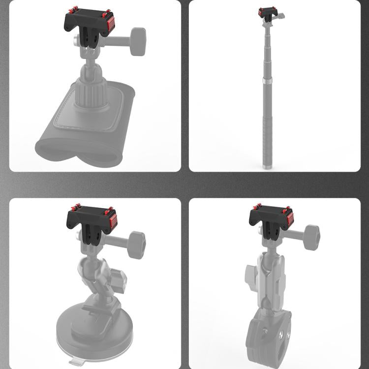 Magnetic Quick-Release Adapter Base for Insta360 X5, Ace Pro 2, Ace Pro - Black