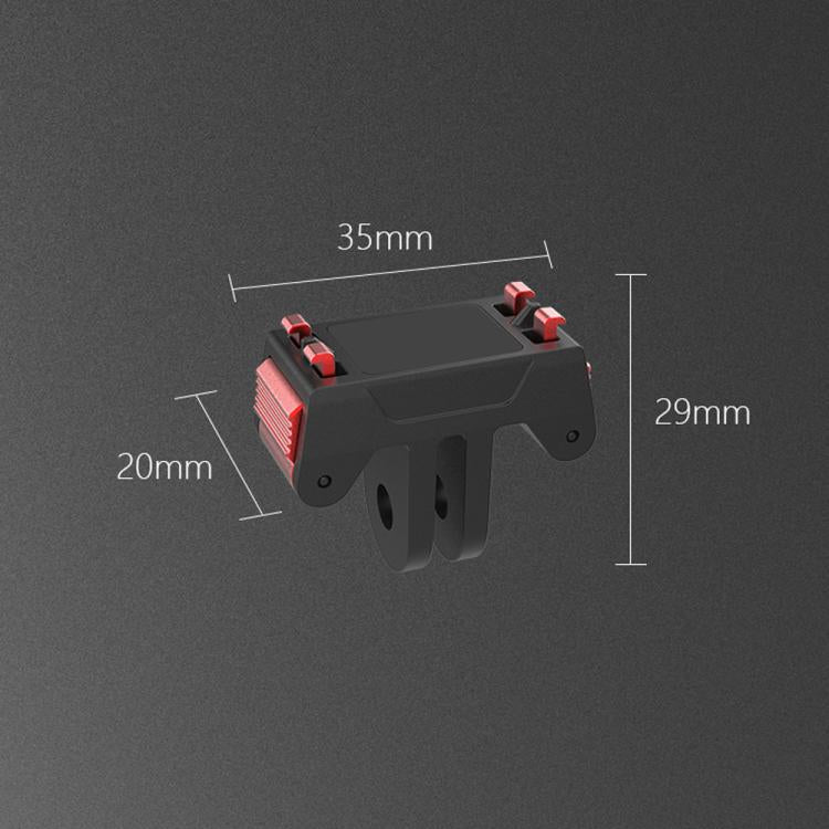 Magnetic Quick-Release Adapter Base for Insta360 X5, Ace Pro 2, Ace Pro - Black