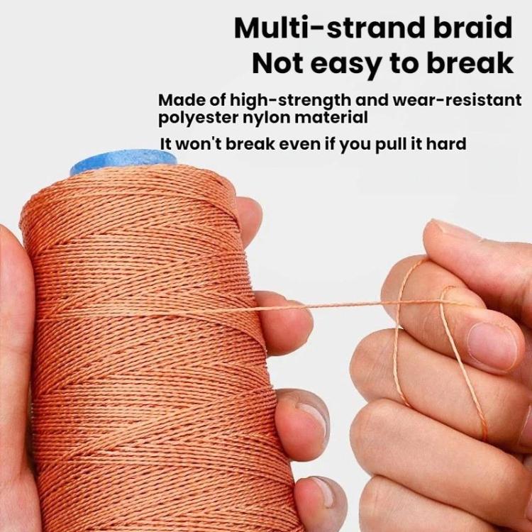 300m Durable Nylon High-tensile Strength Rope Yarn, Color: Brown Large Roll