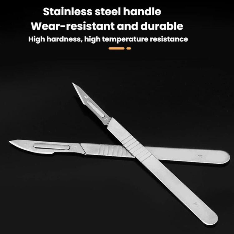 JunBei 11pcs /Set Fruit Carving Knife Set Cell Phone Repair Disassembly Auxiliary Blade Knife Handle, Spec: No.23