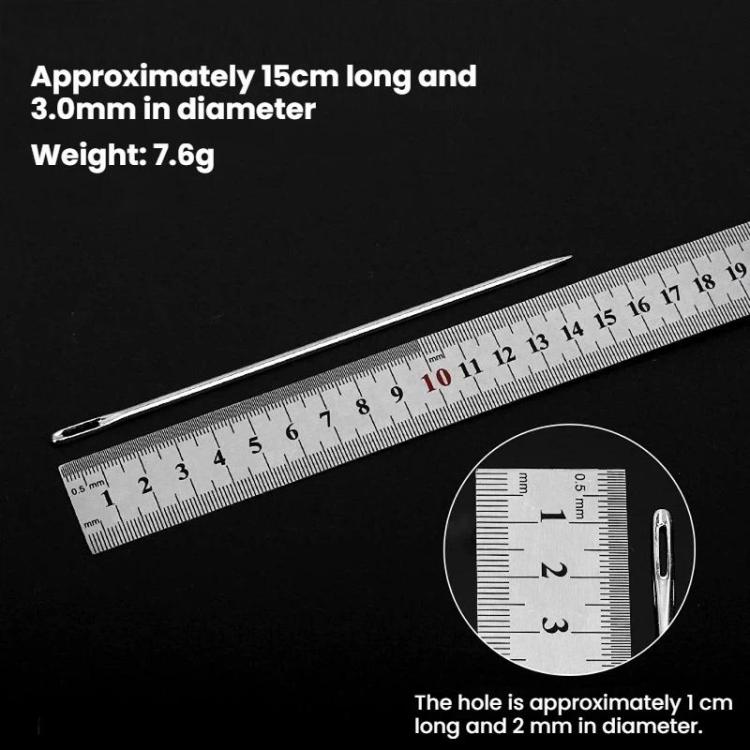 10pcs Large-hole Extra-long Thick Quilt Handmade Sewing Needle, Length: 15cm