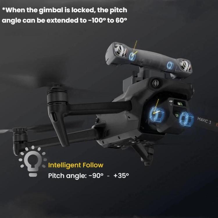 For DJI Mavic 3E / 3T CZI GL10V2 Drone Dual Axis Gimbal Searchlight