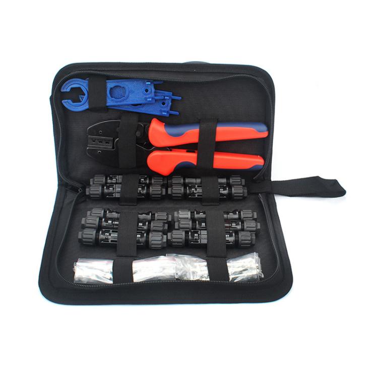 24 in 1 MC4 PV Tool Kit Crimping Pliers, Spanner, PV Connector, Tool Bag